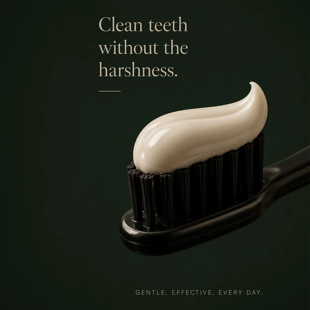 Restore Green Mint nano-hydroxyapatite toothpaste — fluoride-free, SLS-free Australian-made oral care with 15.5% nanoXIM™.