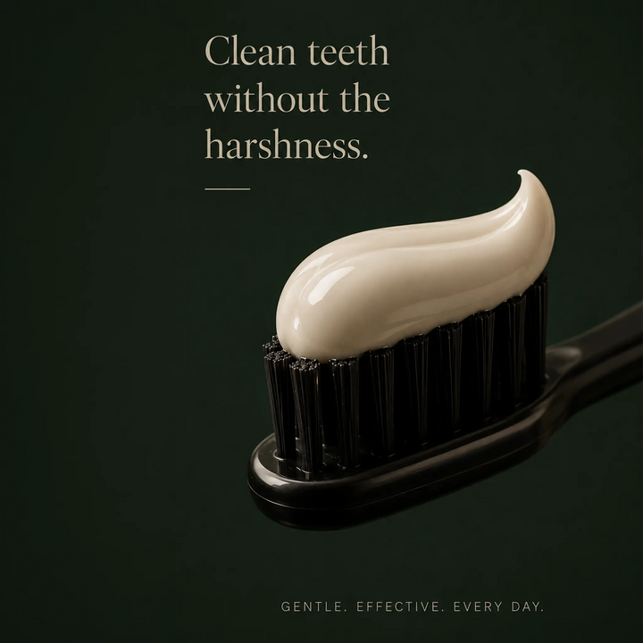 Restore Green Mint nano-hydroxyapatite toothpaste — fluoride-free, SLS-free Australian-made oral care with 15.5% nanoXIM™.
