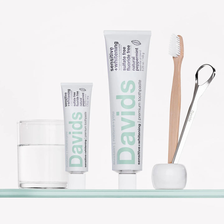 Davids Sensitive+Whitening nano-Hydroxyapatite Toothpaste - Travel Size 3