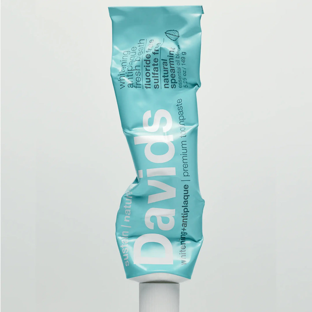 Davids Natural Toothpaste - Spearmint 2
