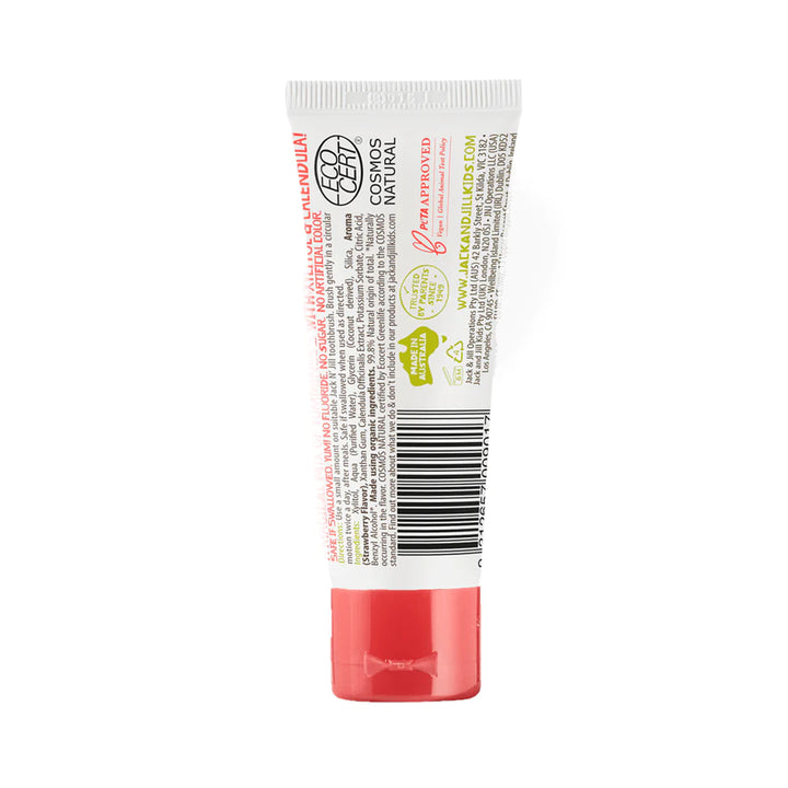 Jack N Jill Kids Natural Toothpaste - Strawberry 3