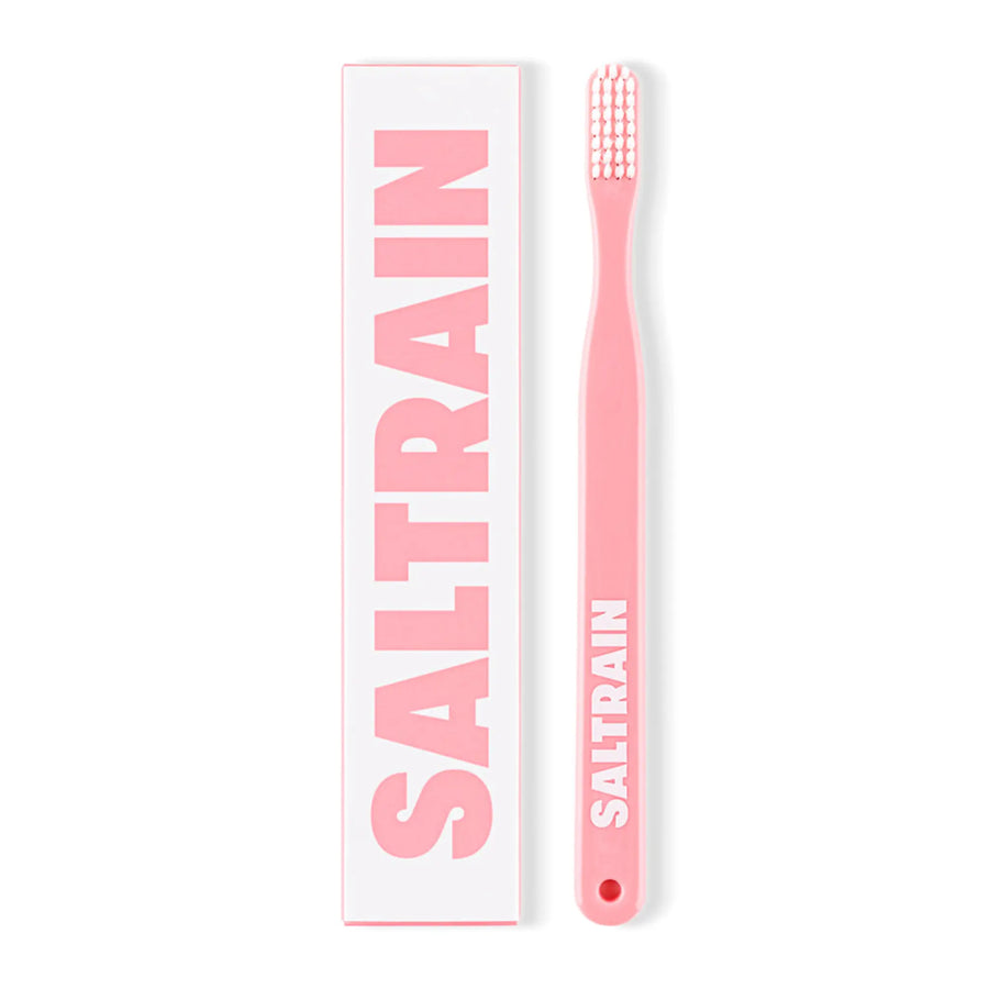 Saltrain Micro-Bristles Toothbrush Pink-White