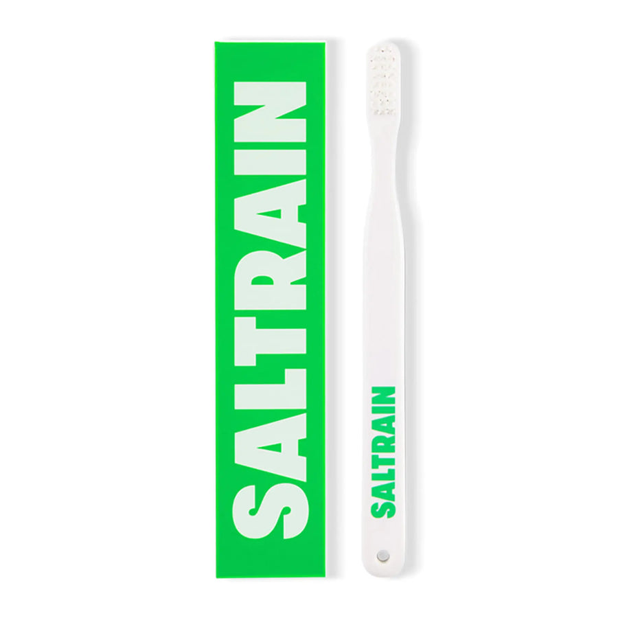 Saltrain Micro-Bristles Toothbrush White-Green