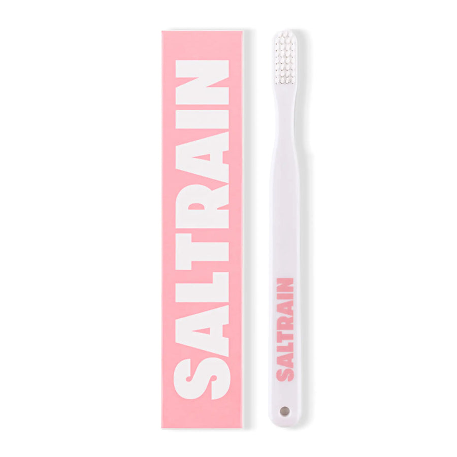 Saltrain Micro-Bristles Toothbrush White-Pink