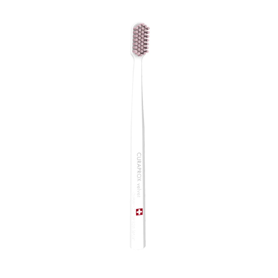 Curaprox Toothbrush - CS 12460 Velvet - White/Pink