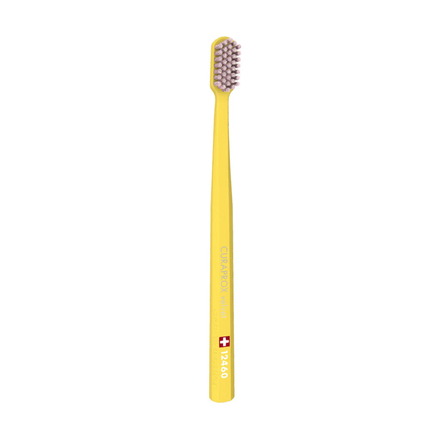 Curaprox Toothbrush - CS 12460 Velvet - Yellow/Pink
