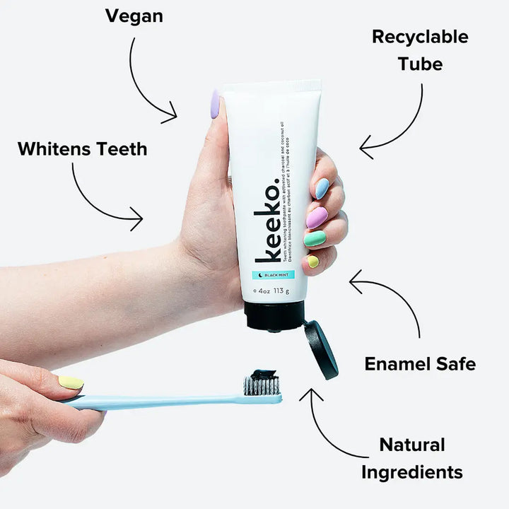 Whats in Keeko Super Clean Charcoal Toothpaste.